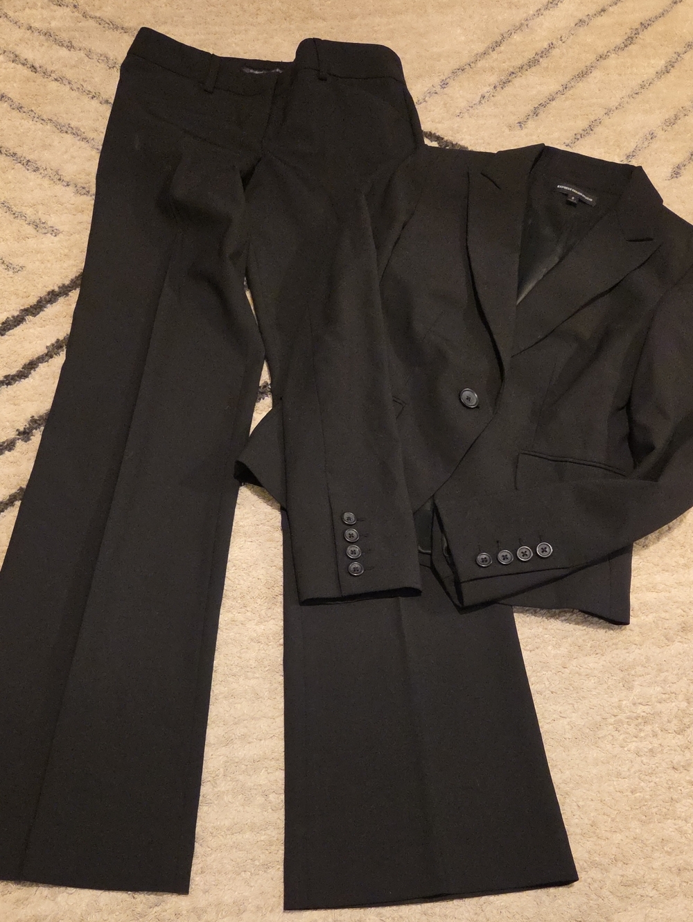 Express Black Women's Pantsuit Two-Piece Set